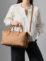 Handtas Senna Leder Nathan baume Bruin drive 2-vue-porte